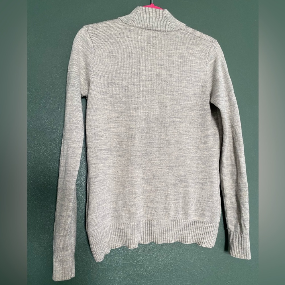 Cashmere Merino wool Vineyard Vines Gray V-Neck Collar Sweater Shep and Ian - Picture 12 of 16